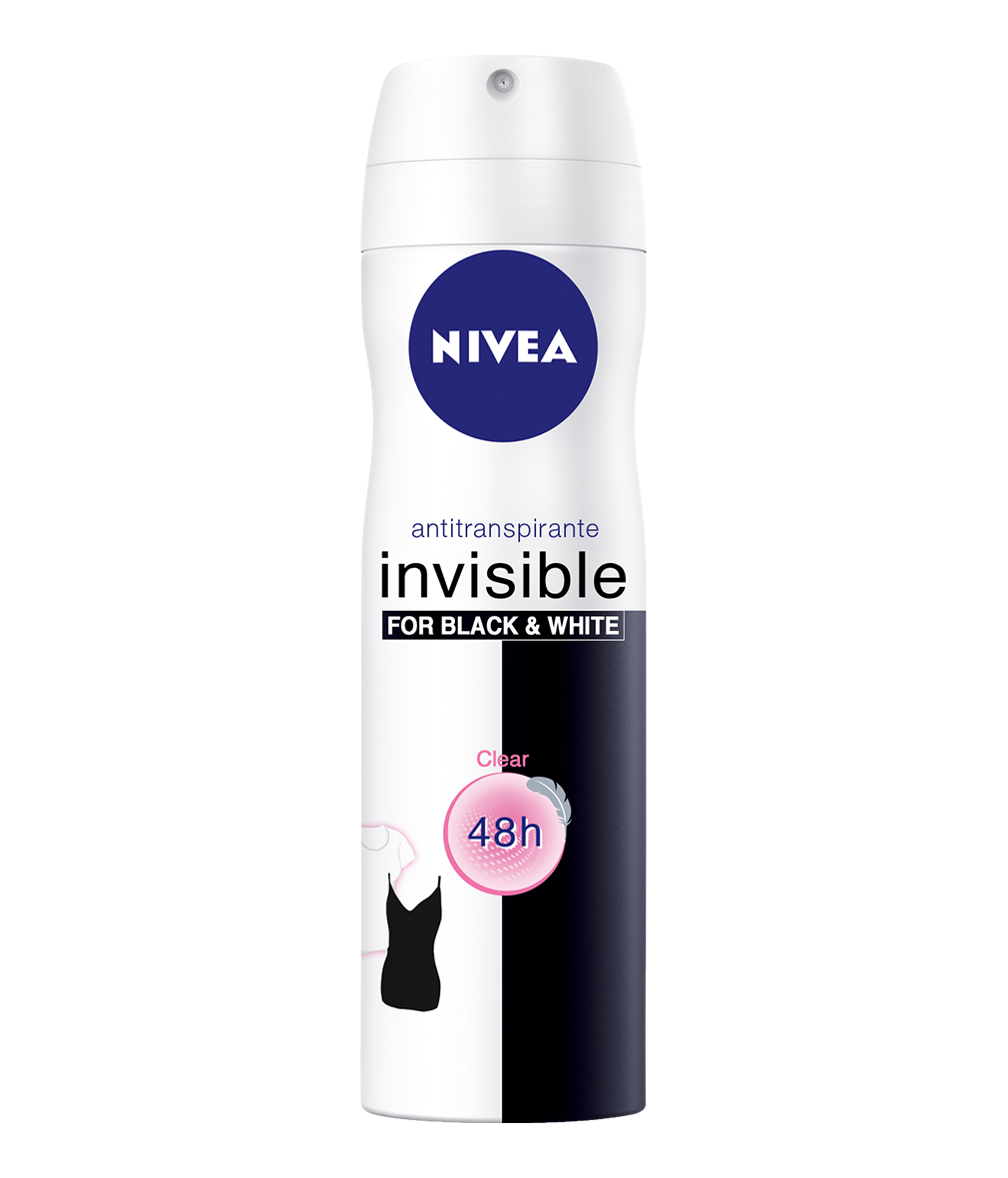 Invisible For Black & White Clear Antitranspirante Spray 150ml –