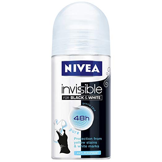 Pure Invisible for Black & White Antiperspirant Roll-on 50ml – Bestdeal-shop.com