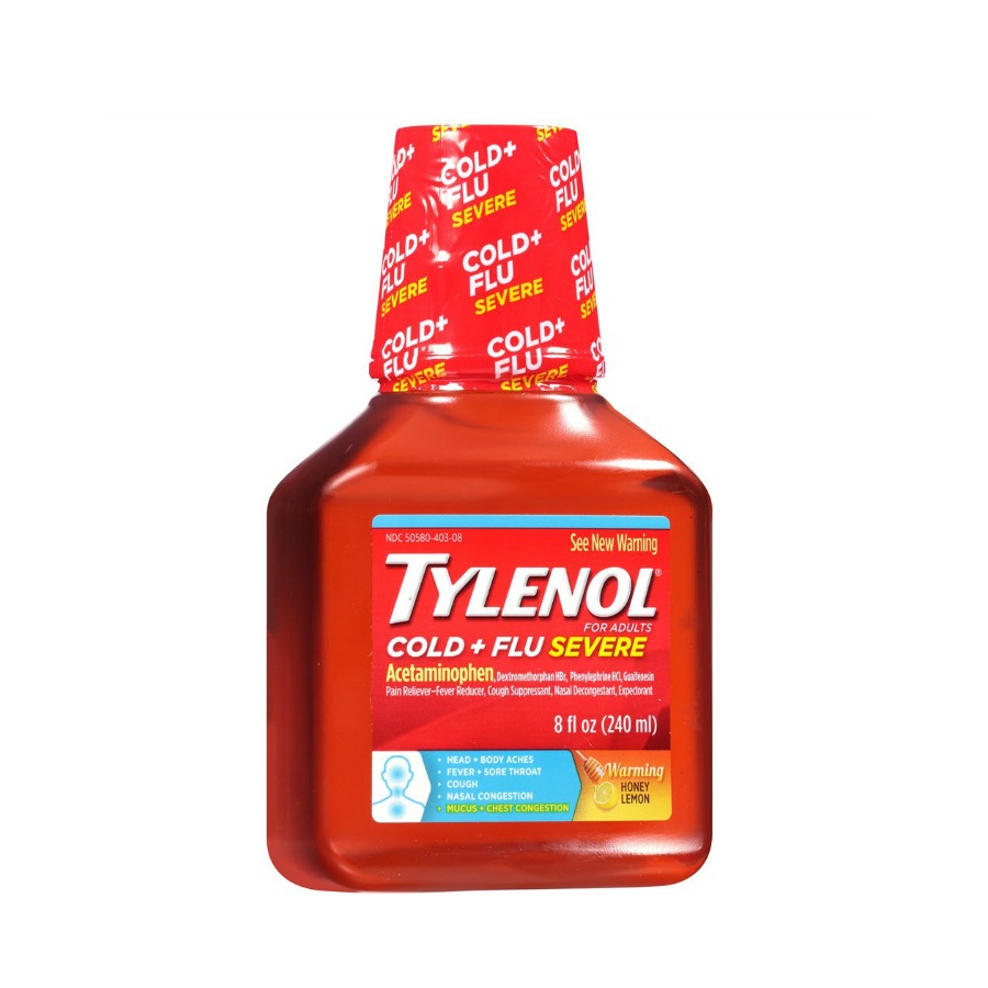 TYLENOL Cold Flu Severe Day Time Fl Oz 8 240ml Bestdeal shop Productos Mexicanos