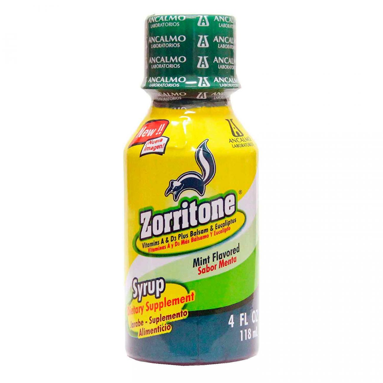 Zorritone Cold Relief Syrup, Fl. Oz. 4 (118ml) Mint Flavor Bestdeal