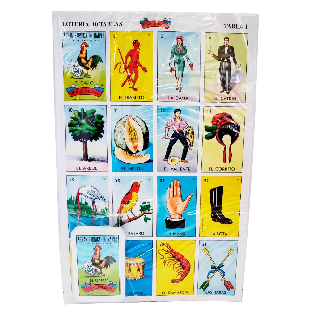 Loteria funny cards clipart