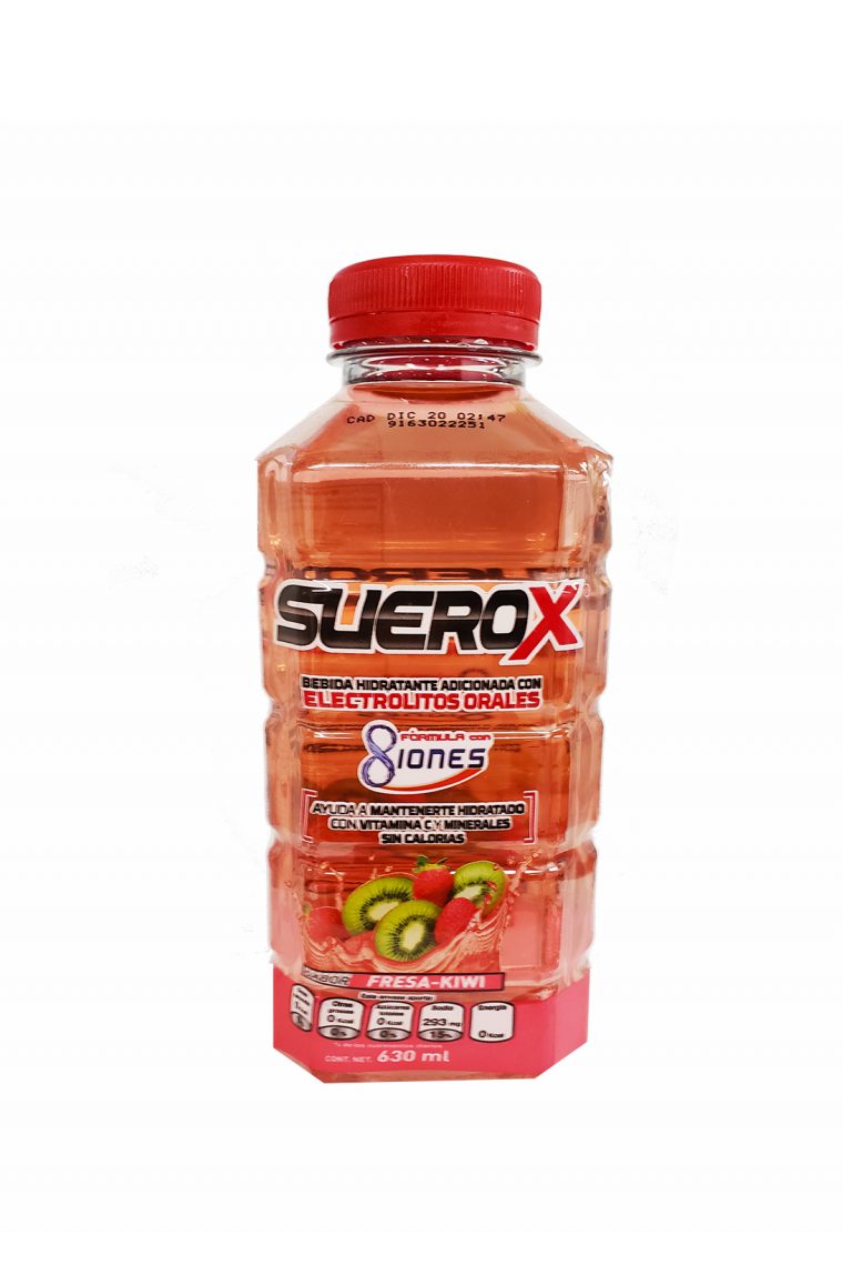 SueroX Rehydrating Drink With Oral Electrolytes KiwiStrawberry Flavor