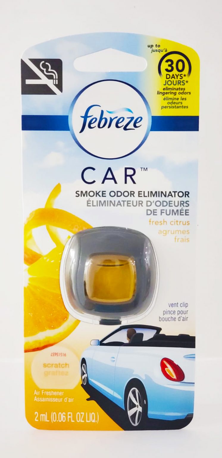 Car Refreshener Febreze Smoke Odor Eliminator Clip 0.06oz
