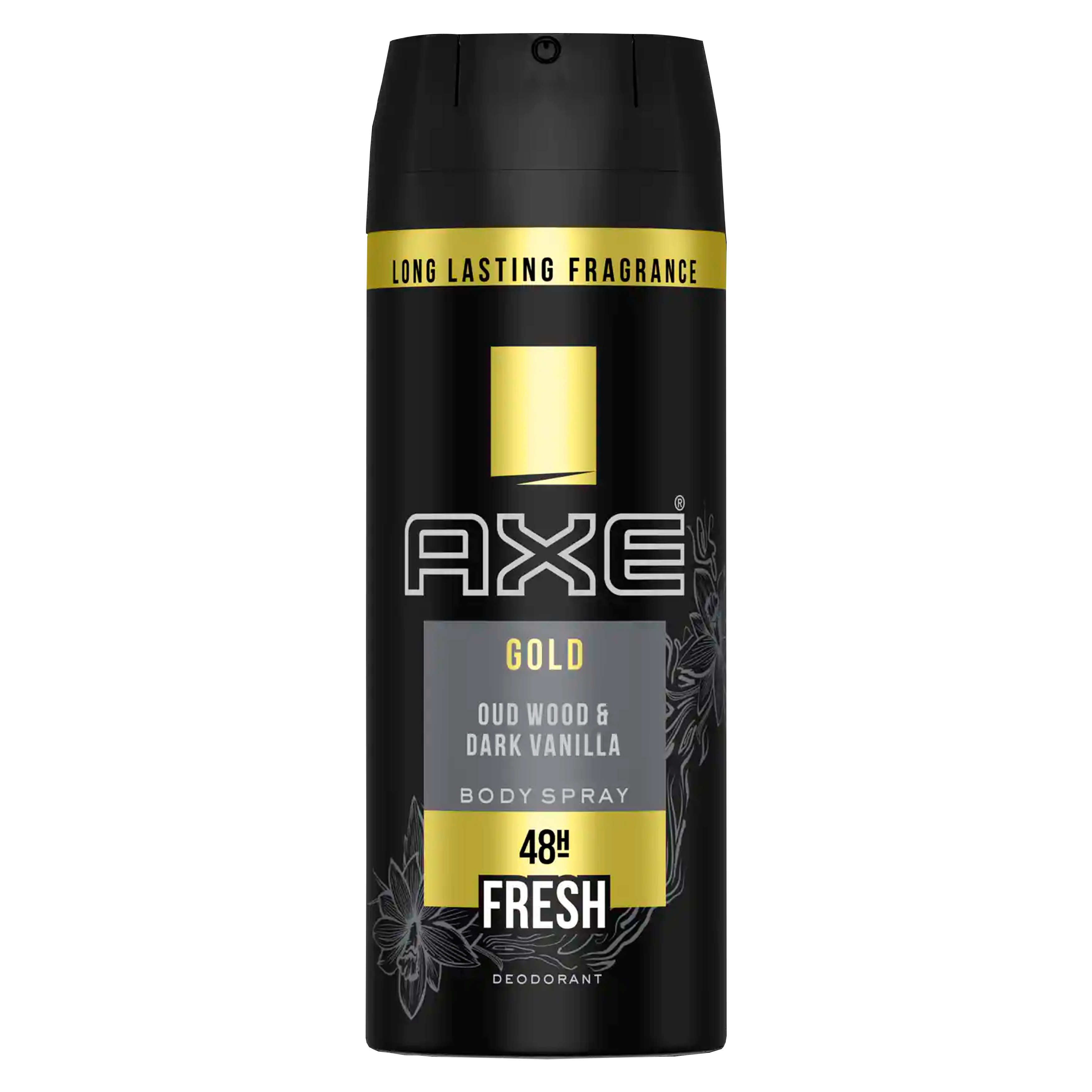 Berg Nieuwheid Alice AXE Gold, Oud Wood & Dark Vanilla, Deodorant & Bodyspray, Fresh, Cont 150  ml. – Bestdeal-shop.com