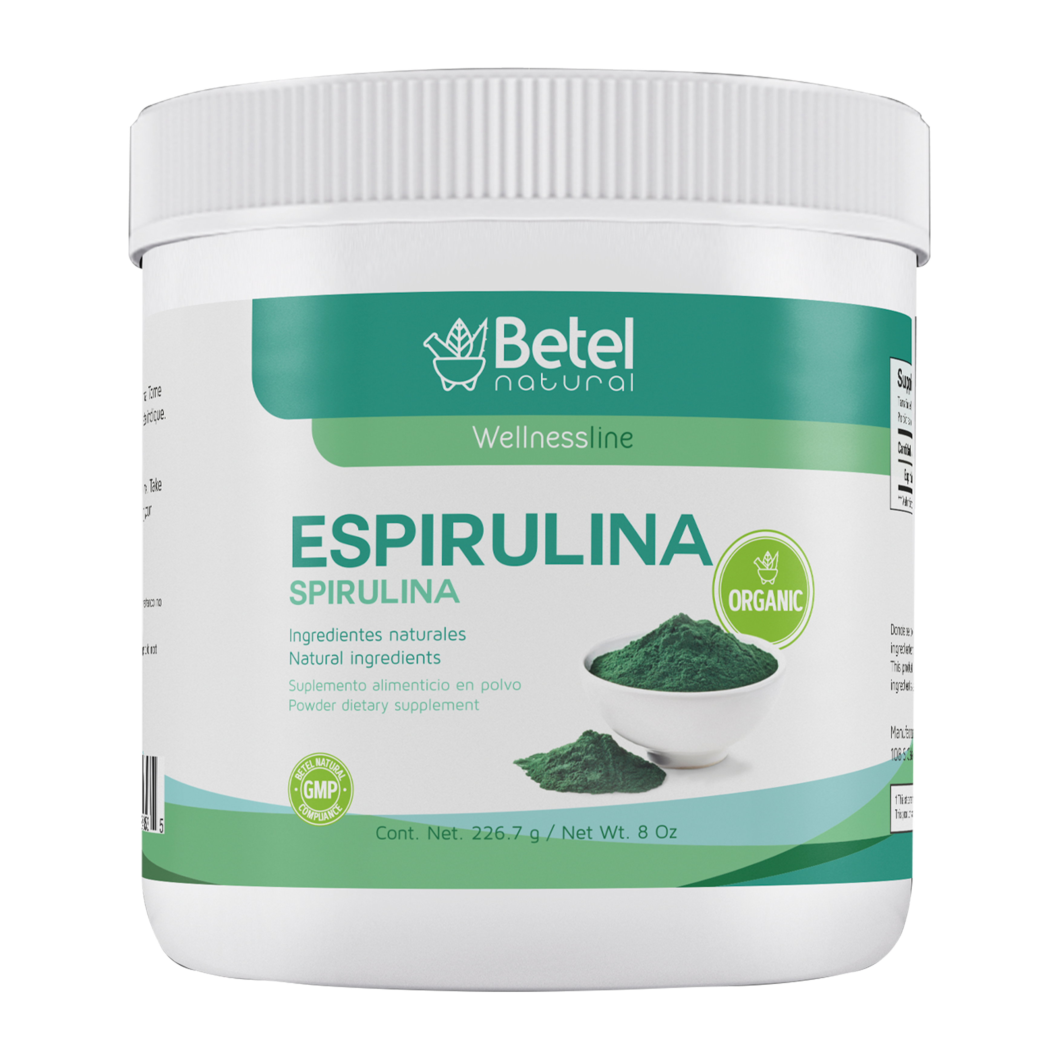klem Fobie Voorzitter BETEL NATURAL Spirulina (Espirulina), Wellness Line, Net. Wt. 8 oz –  Bestdeal-shop.com