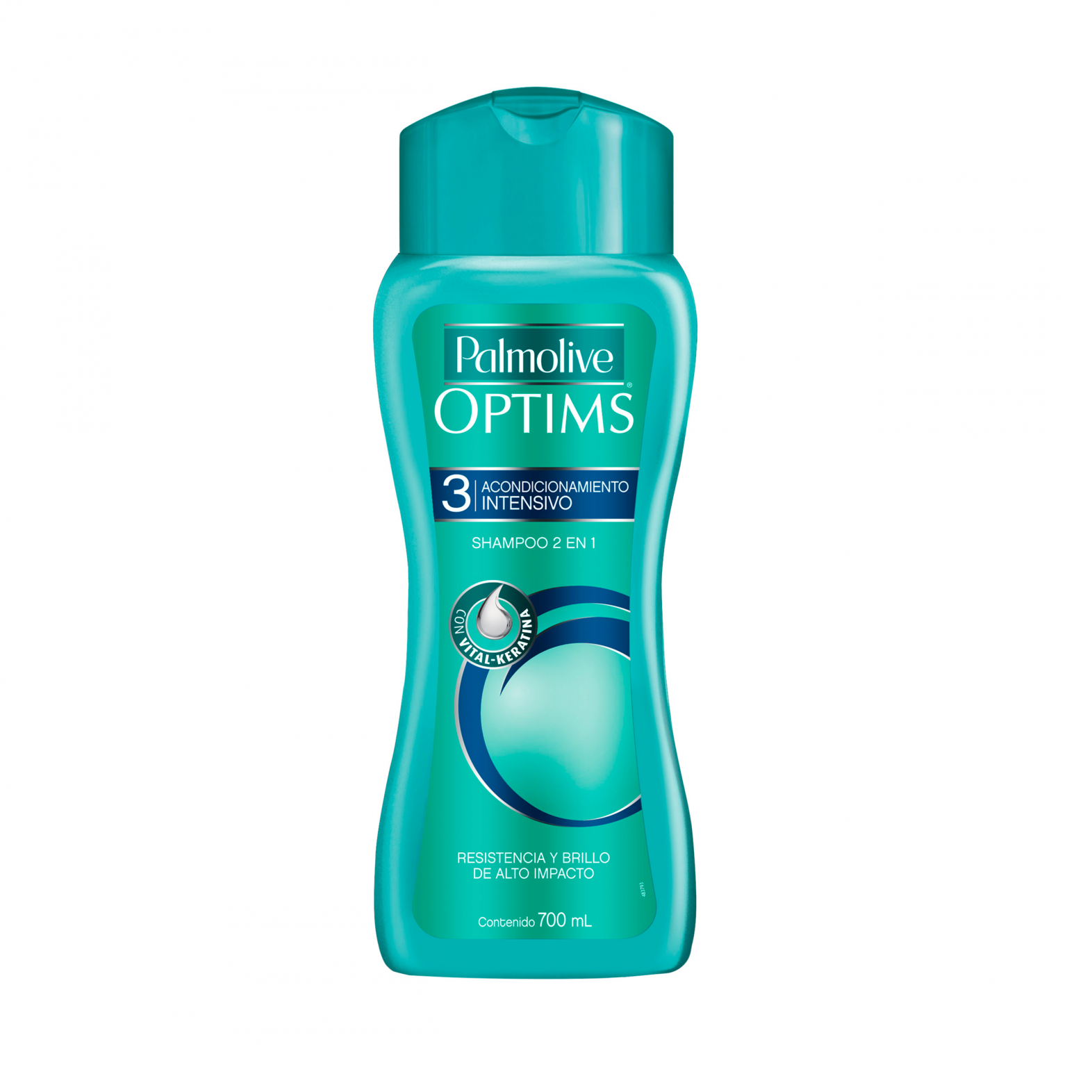 PALMOLIVE OPTIMS, 3 ACONDICIONAMIENTO INTENSIVO, 2 EN 1 SHAMPOO